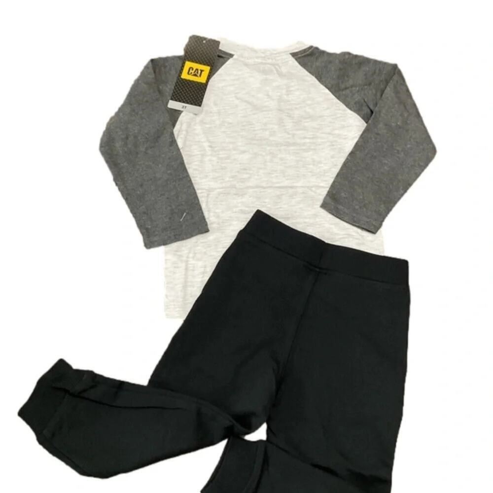 CAT Caterpillar Boy’s Joggers Shirt 2 piece Set Size 3T NWT - Picture 8 of 10